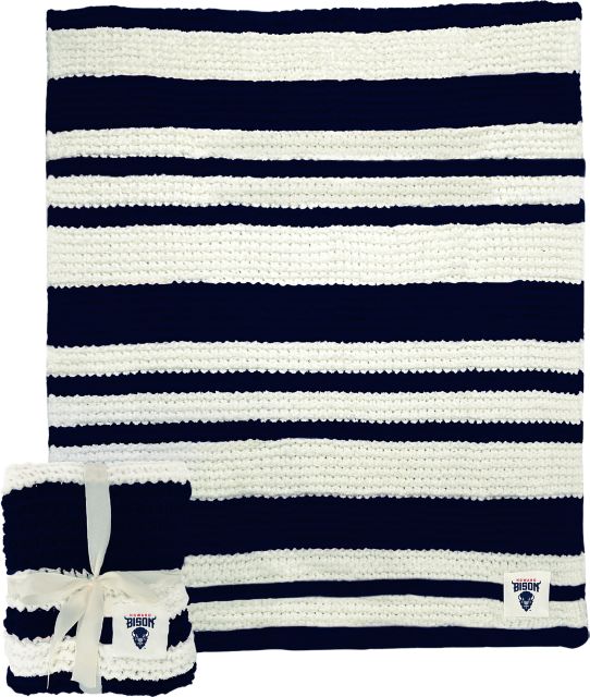 Howard University Cable Knit Throw Blanket