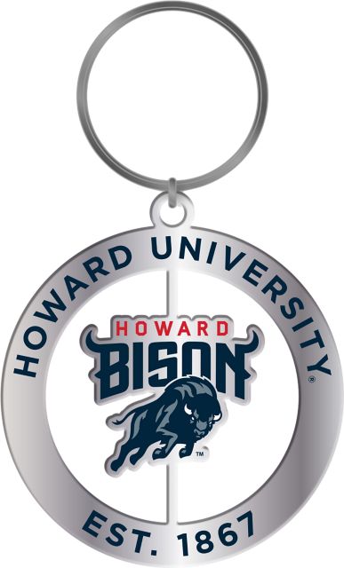 Howard University Spinner Key Tag
