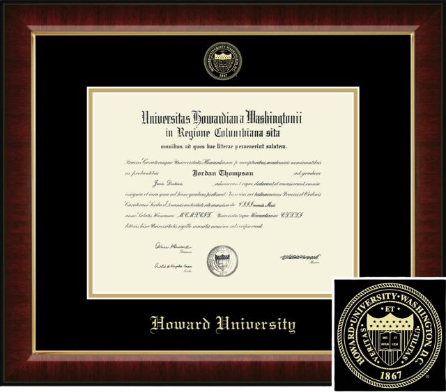 Embossed 8.5x11 Diploma Frame