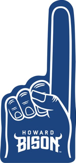 Howard University Bison Foam Finger