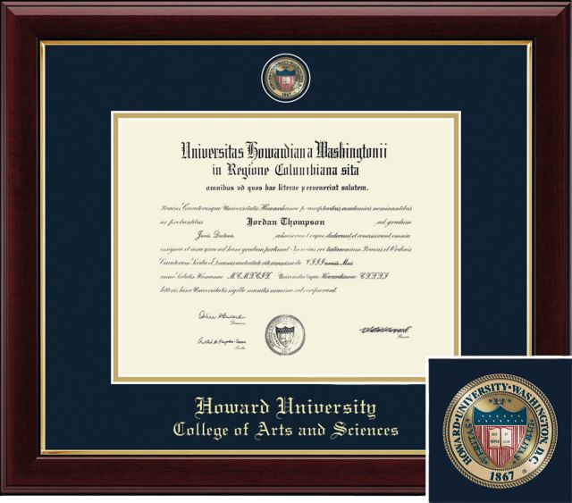 Church Hill Classics, Masterpiece; 8.5x11 Bachelors,Masters,  College of Arts and Sciences Diploma Frame,  - ONLINE ONLY