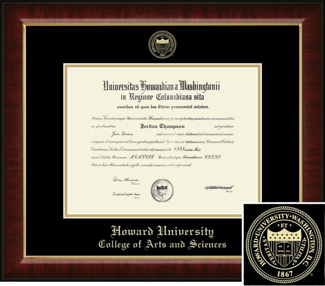 Church Hill Classics, Embossed; 8.5x11 Bachelors/Masters, College of Arts and Sciences  Diploma Frame,  - ONLINE ONLY