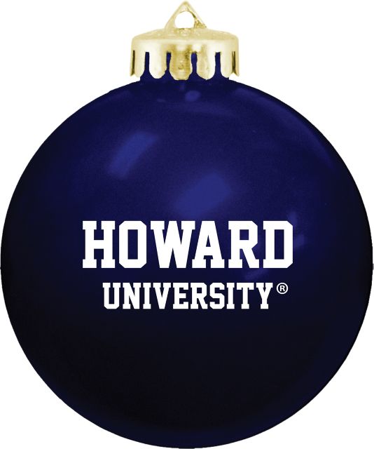 Howard University Shatterproof Round Ornament