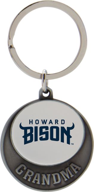 Howard University Grandma Pewter Keychain