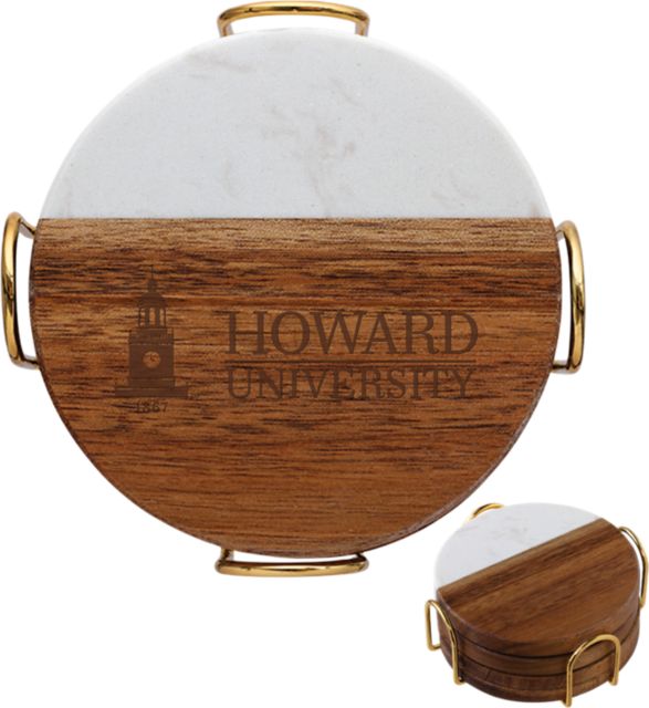 Howard University Coaster Set