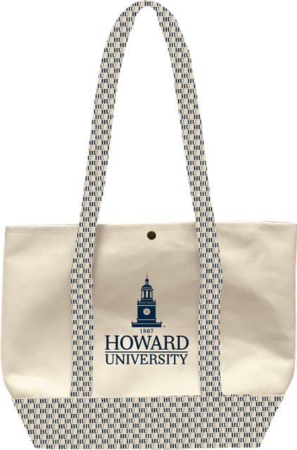 Howard University Heavyweight Snap Tote Bag