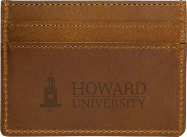 Howard University Leather Card Holder