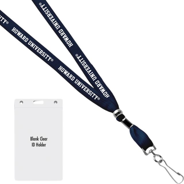 Howard University Card Dispenser Lanyard