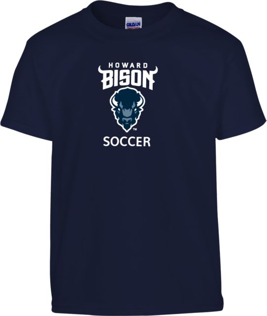 Howard Youth T Shirt Howard University Soccer - ONLINE ONLY