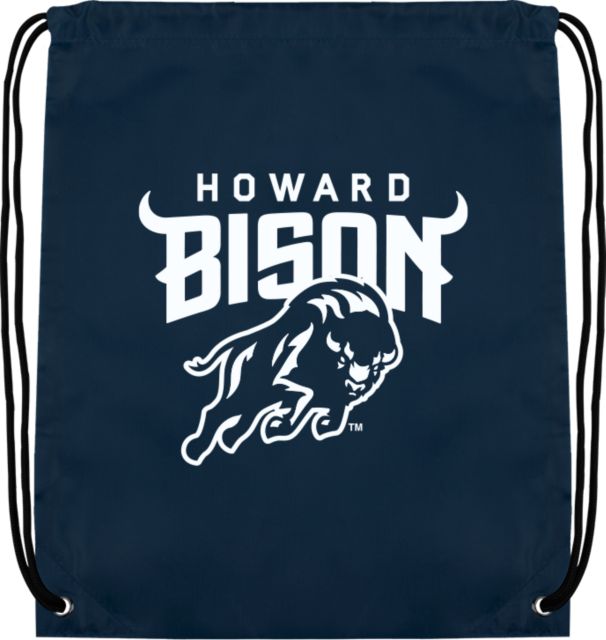 Howard Drawstring Backpack Howard University Primary Athletic Mark - ONLINE ONLY