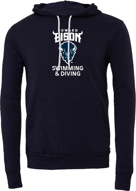Howard Bella + Canvas Fleece Hood Howard University Swim and Dive - ONLINE ONLY