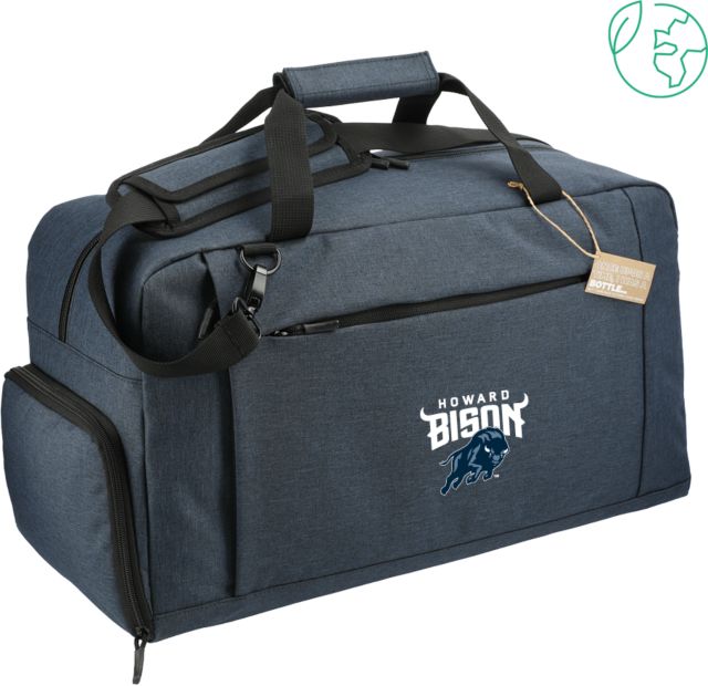 Howard Aft Recycled PET 21 Inch Duffel Howard University Primary Athletic Mark - ONLINE ONLY