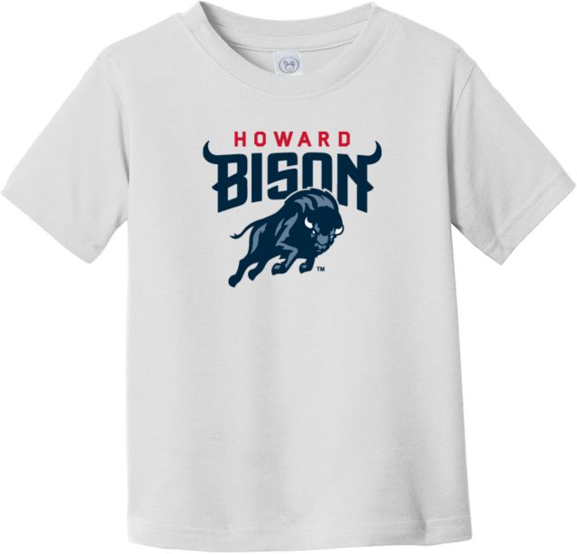Howard Toddler T Shirt Howard University Primary Athletic Mark - ONLINE ONLY