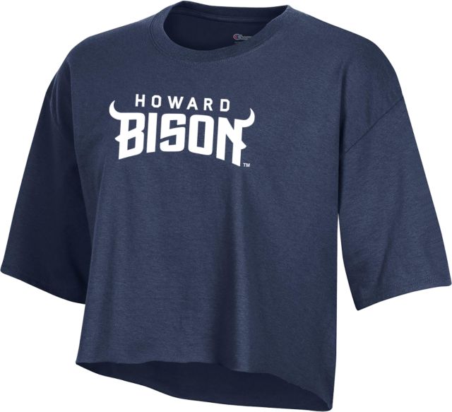 Howard University Women's Crop Short Sleeve T-Shirt