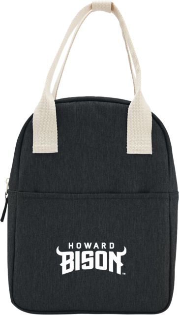 Howard WorkSpace Lunch Cooler Bag Howard University Bison Head Wordmark - ONLINE ONLY