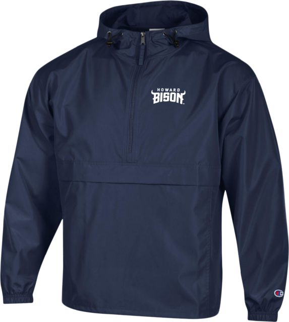 Howard Champion Packable Jacket Howard University Bison Head Wordmark - ONLINE ONLY