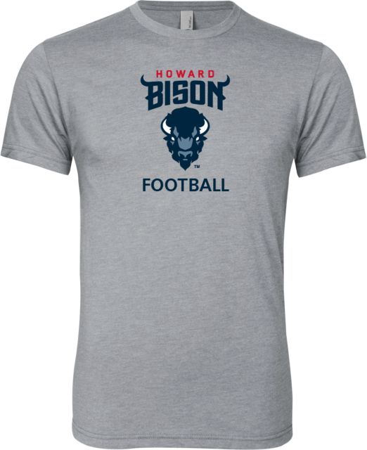 Howard Next Level Triblend Tee Howard University Football - ONLINE ONLY