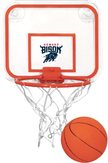Howard Mini Basketball & Hoop Set Howard University Primary Athletic Mark - ONLINE ONLY