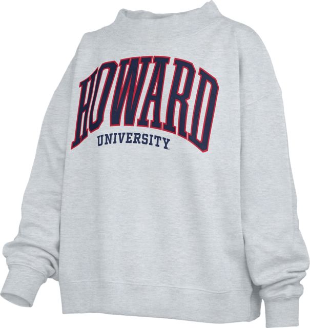Howard University Women's Parke Mock Neck Crewneck Sweatshirt