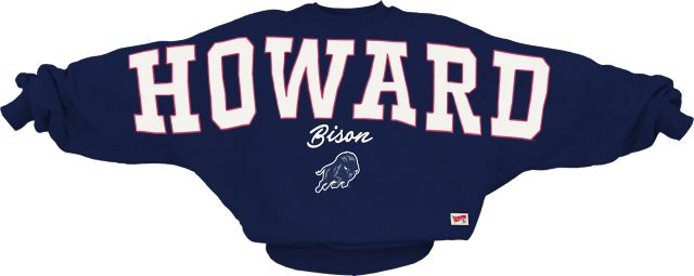 Howard University Women's Oversized Crewneck Sweatshirt