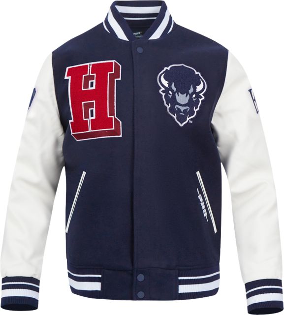 Howard University Bison Rib Wool Varsity Jacket