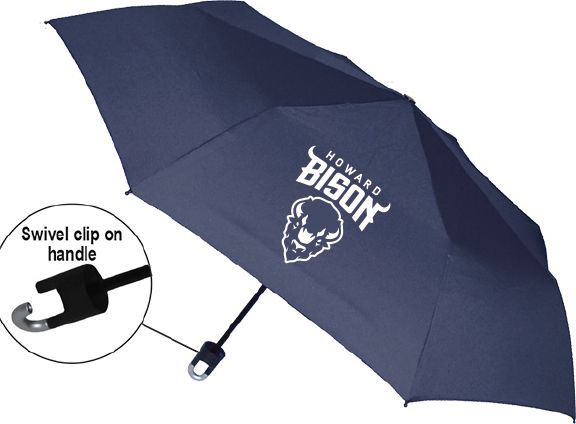 Howard University 42" Super Pocket Mini Umbrella