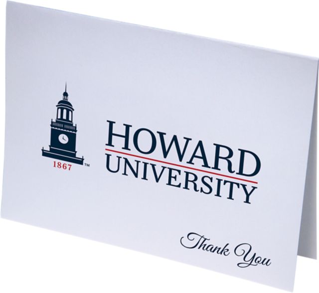 Howard University 10 Pack Thank You Notecard