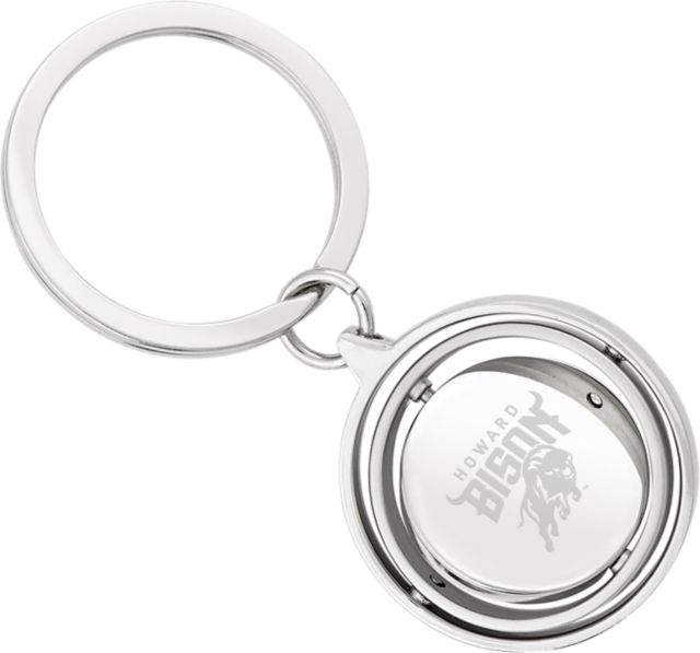 Howard University Gimball Keychain