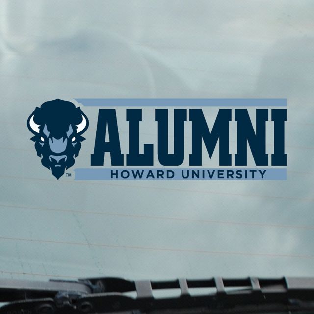 Howard University Alumni Cling Decal