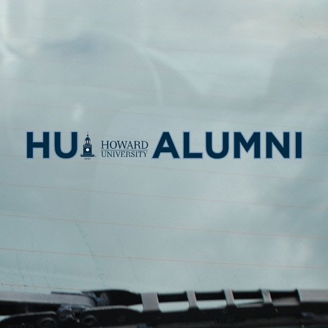 Howard University Alumni Strip Decal