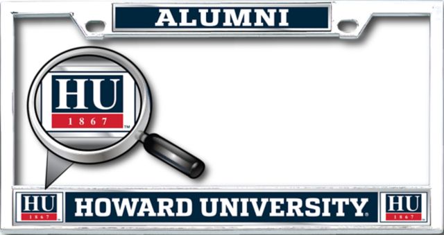 Howard University Alumni License Plate Frame