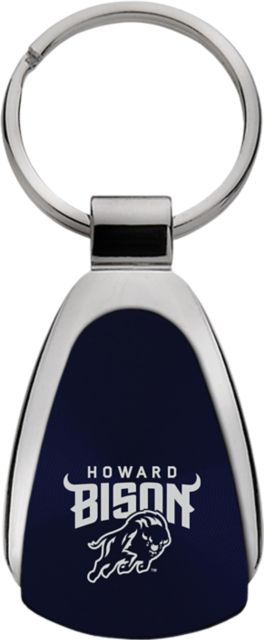 Howard University Teardrop Key Tag