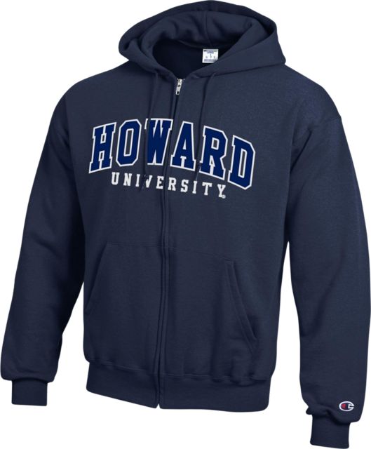 Howard University Full Zip Hooded Sweatshirt