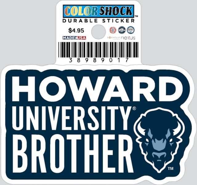 Howard University Bison Durable Sticker