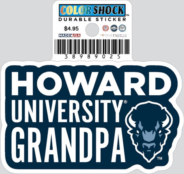 Howard University Bison Durable Sticker