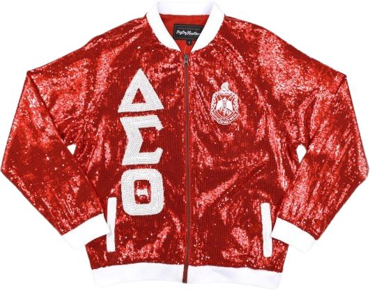 Howard University Delta Sigma Theta Sorority Women's Sequin Jacket