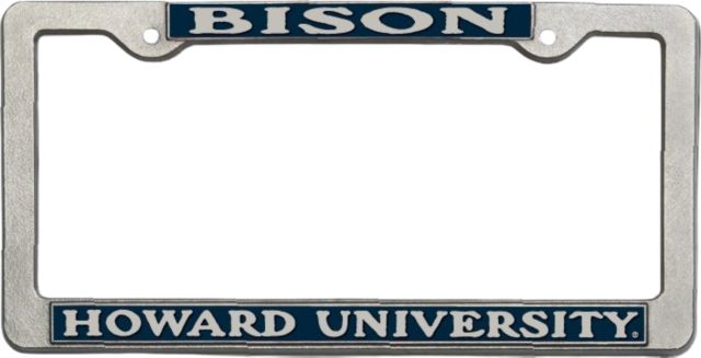 Howard University Bison License Frame