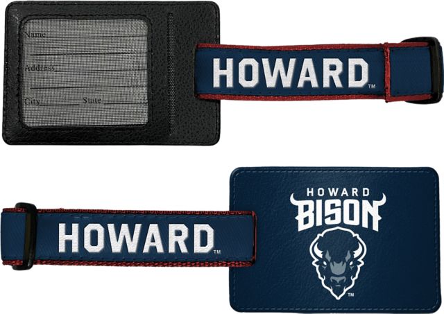 Howard University Bison Luggage Tag
