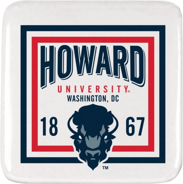 Howard University Bison Square Magnet