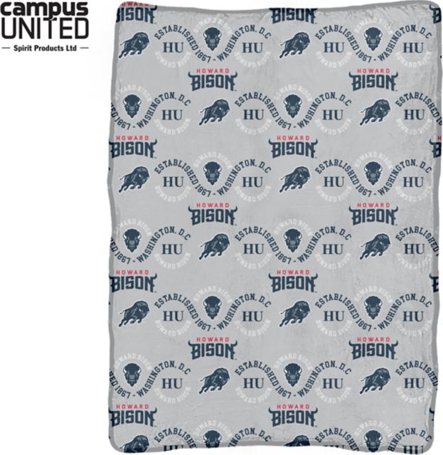 Howard University Bison Silk Touch Throw Blanket