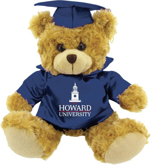 Howard University 10'' Graduation Bear