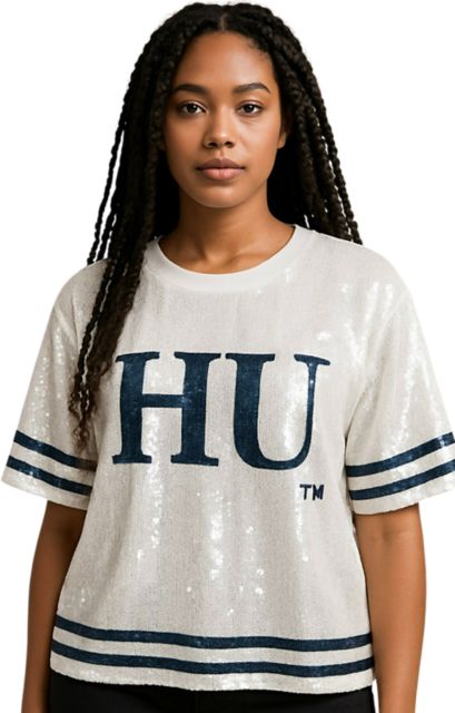 Howard University Women's Sequin Jersey Shirt