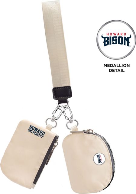 Howard University Oversized Key Strap Coin Purse