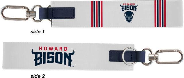 Howard University Bison Carabiner Strap Keychain