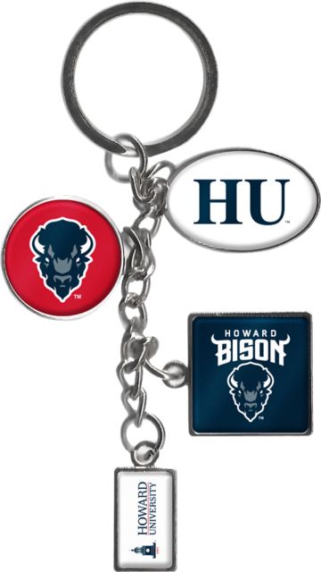 Howard University Dangle Keychain