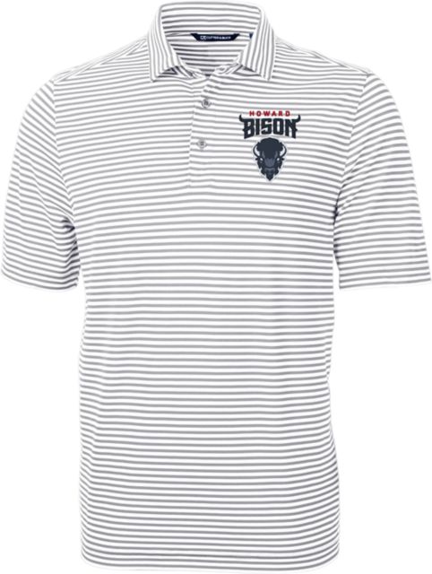 Howard University Striped Eco Polo