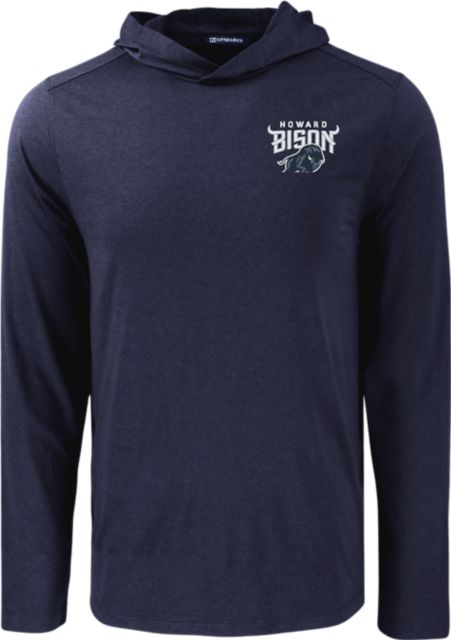 Howard University Bison Long Sleeve Hooded T-Shirt