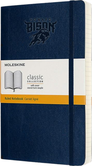 Howard University Large Ruled Moleskine