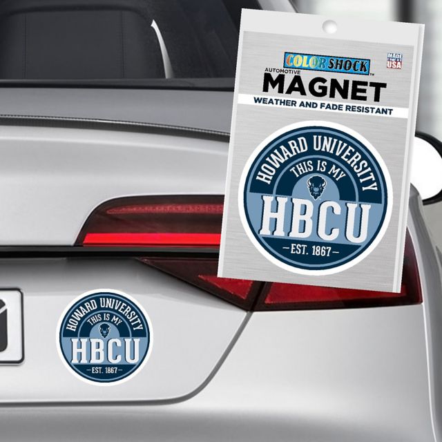 Howard University 4x4 Magnet