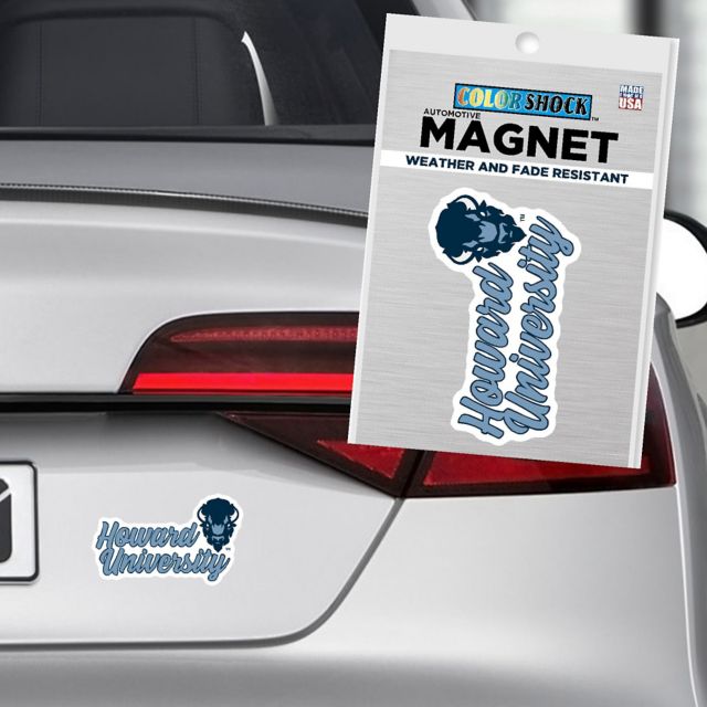 Howard University Bison 4x4 Magnet